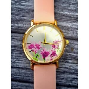 Rare New Old Stock Vintage Womens Calla Lily Dress Watch
